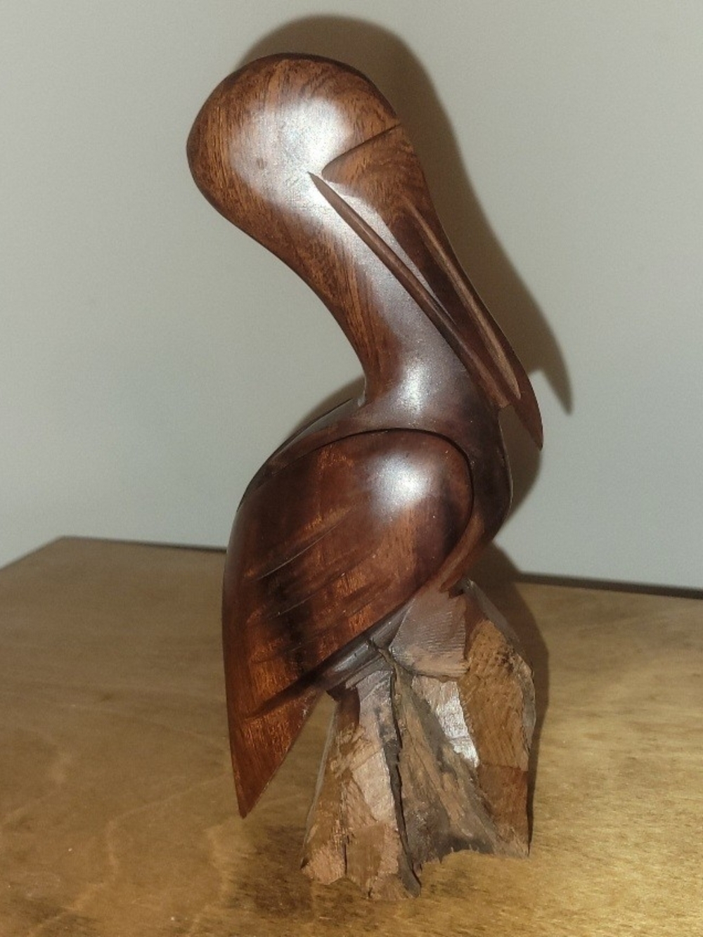 Vintage 6.5in Pelican Desert Ironwood Carving